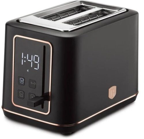 439954_b_1.jpg מצנם דיגטלי 2 פרוסות Berlinger Haus BH9661 870W - שחור / רוז גולד