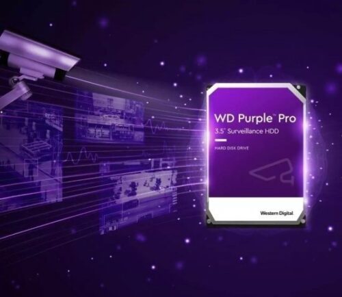 כונן קשיח Western Digital Purple Pro Surveillance 12TB 512MB 7200RPM SATA III WD122PURP