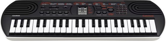 מיני אורגנית ניידת 44 קלידים Casio Casiotone SA-81 - צבע שחור / לבן