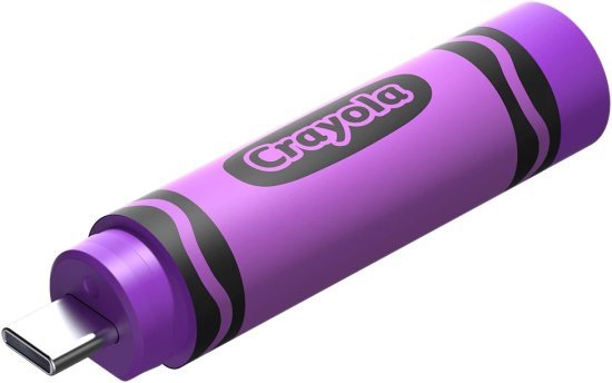 זיכרון נייד בעיצוב Crayon עם חיבור SanDisk Crayola USB-C - דגם SDCZIC-256G-G46V - נפח 256GB - צבע Vivid Violet