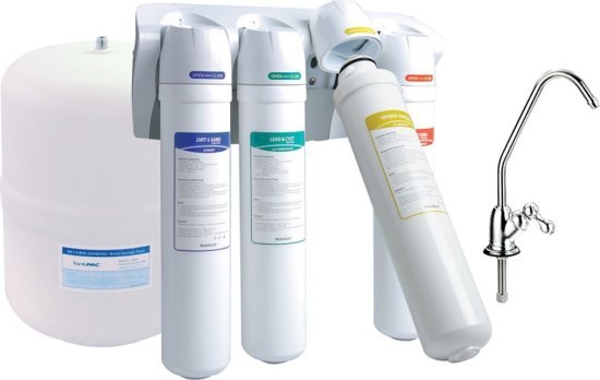 מערכת אוסמוזה הפוכה + 4 פילטרים בעל תו תקן ישראלי דגם 50GPD מבית Micro Filter - כולל הובלה והתקנה בבית הלקוח