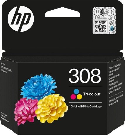 ראש דיו צבעוני מקורי HP No 308 7FP20UE