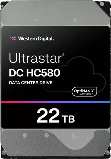 כונן קשיח Western Digital Ultrastar DC HC580 WUH722422ALE6L4 22TB 7200RPM