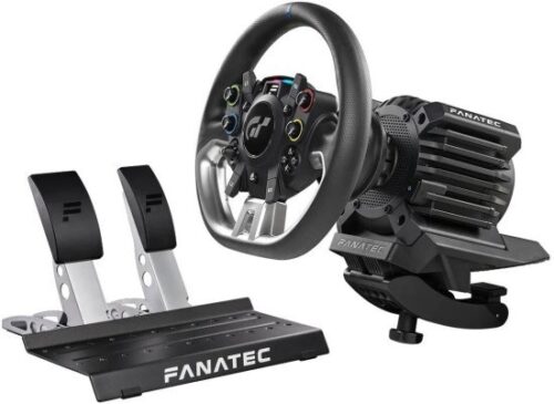 סט הגה ודוושות מרוצים Fanatec Gran Turismo® DD Pro (5 Nm)