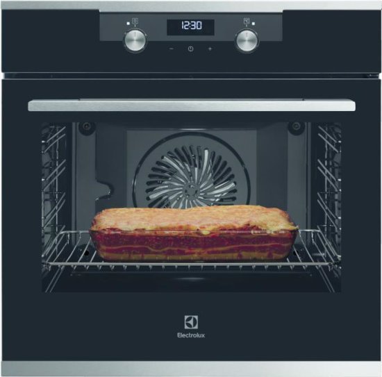 תנור בנוי 9 תוכניות 71 ליטר Electrolux Seamless Multifunction EOH7425X - נירוסטה ללא טביעות אצבע - תוצרת גרמניה