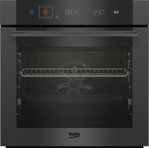 תנור בנוי פירוליטי 72 ליטר 15 תוכניות Beko MBBIM10600MTPSWE - זכוכית שחורה מט
