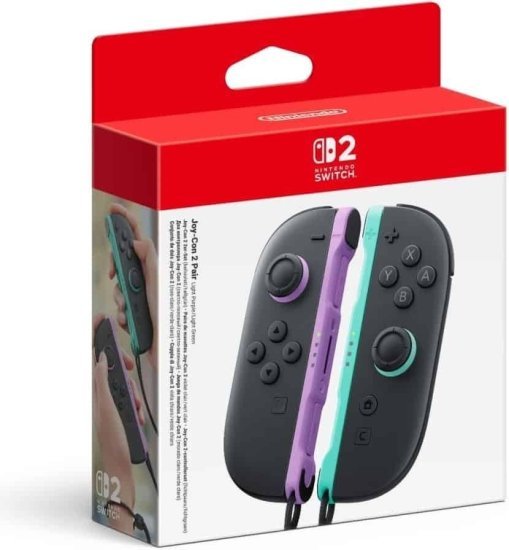 443075_b_1.jpg שלטי Joy-Con 2 לקונסולת Nintendo Switch 2 - אדום ירוק / סגול - שנה אחריות ע''י היבואן הרשמי