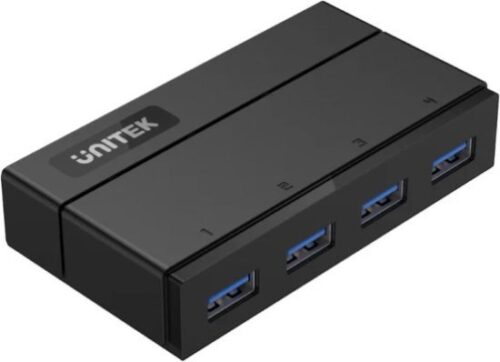 443127_b_1.jpg מפצל 4 חיבורים USB 3.0 דגם Y-HB03001 מבית Unitek - שנתיים אחריות על ידי היבואן הרשמי