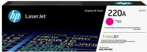 מחסנית טונר מקורית HP LaserJet 220A W2203A - צבע מגנטה