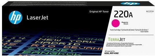 מחסנית טונר מקורית HP LaserJet 220A W2203A - צבע מגנטה