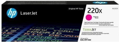 מחסנית טונר מקורית HP LaserJet 220X W2203X - צבע מגנטה