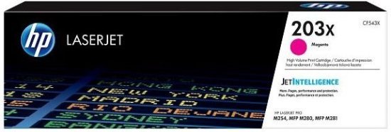 מחסנית טונר מקורית HP LaserJet 203X CF543X - צבע מגנטה