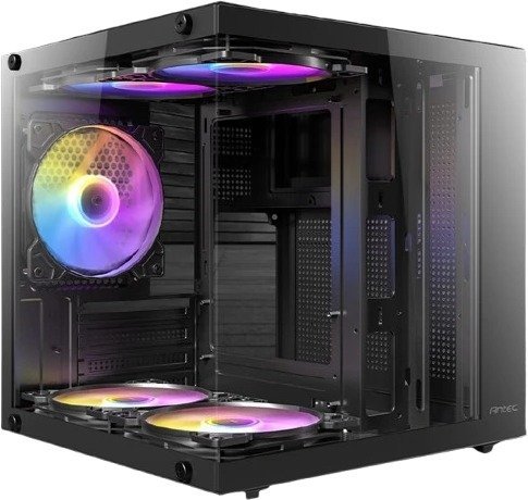 444054_b_1.jpg מארז מחשב ללא ספק Antec VCX10M ARGB Micro-ATX Mini Tower - צבע שחור