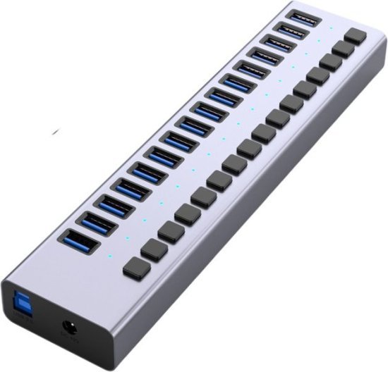 מפצל 16 חיבורי USB 3.0 דגם DM284 מבית Protec