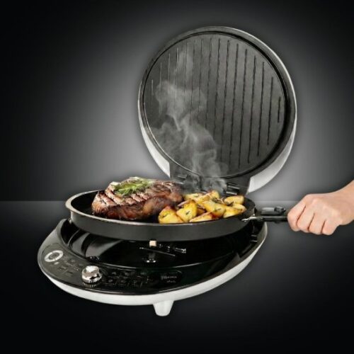 שף הפלא עם פלטות נשלפות עוצמתי דגם NRI-8640 מבית Universe - צבע קרם / לבן