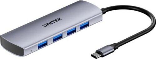 מפצל 4 חיבורים USB-C מבית Unitek - שנתיים אחריות על ידי היבואן הרשמי