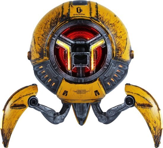 רמקול Bluetooth נייד GravaStar Mars Pro - מהדורת Battle Worn Yellow