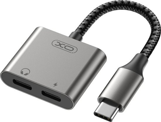 מתאם מ-USB-C לשתי USB-C לטעינה מהירה ולהאזנה דגם NB-R257A מבית XO