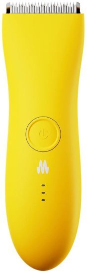 מכונת גילוח וטרימר לגוף דגם The Trimmer Premium מבית Meridian - צהוב Solar