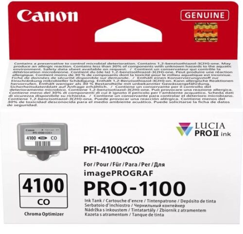 ראש דיו מקורי Canon PFI-4100CO - ציפוי שקוף Chroma Optimizer