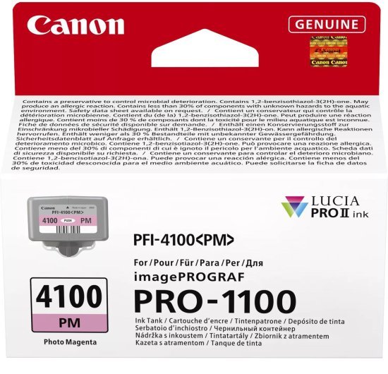 ראש דיו מקורי Canon PFI-4100PM - צבע Photo Magenta