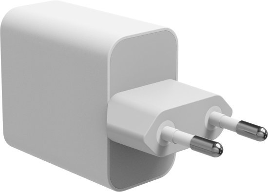 446362_b_1.jpg מטען קיר 45W עם 2 חיבורי Type-C מבית mophie - צבע לבן