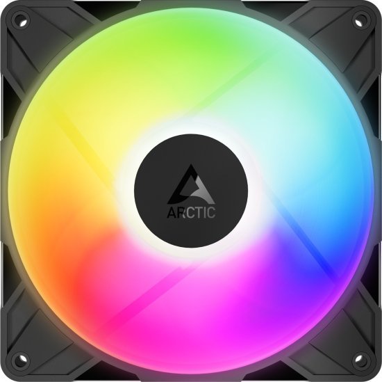 מאוורר למארז עם להבים הפוכים Arctic P14 Pro Reverse A-RGB PWM 140mm - צבע שחור