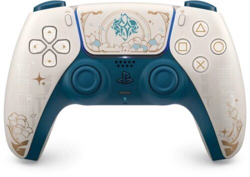 בקר משחק אלחוטי Sony PlayStation DualSense PS5 - מהדורה מוגבלת Genshin Impact - אחריות יבואן רשמי ישפאר