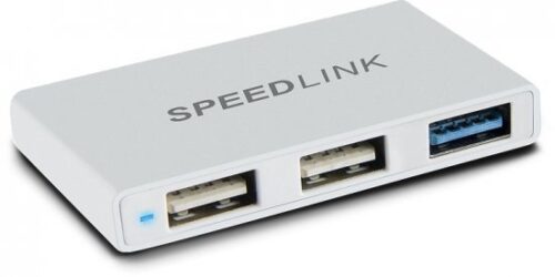 447898_b_1.jpg מציאון ועודפים - מפצל 3 יציאות SpeedLink Pleca USB Type-C - צבע כסוף