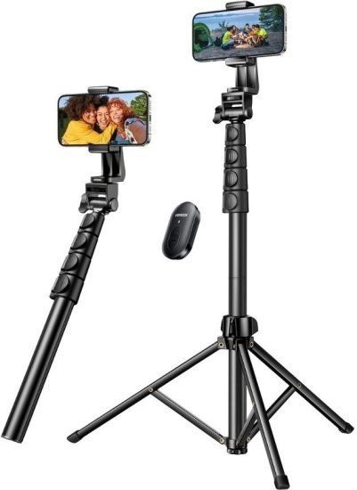 447945_b_1.jpg חצובת מוט סלפי לסמארטפונים עם שלט רחוק Bluetooth מבית UGREEN