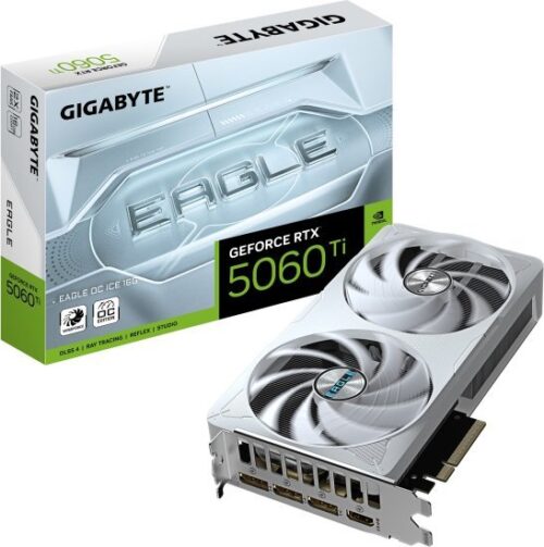 כרטיס מסך GIGABYTE RTX 5060 Ti EAGLE OC ICE 16GB