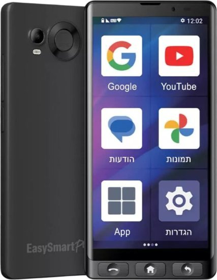 448276_b_1.jpg מציאון ועודפים - טלפון סלולרי למבוגרים EasySmartPhone 4G - צבע שחור