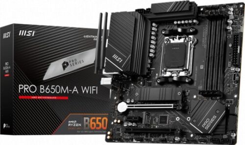 מציאון ועודפים - לוח אם MSI PRO B650M-A WIFI AMD AM5 B650 DDR5