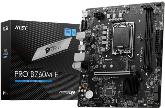 מציאון ועודפים - לוח אם MSI PRO B760M-E LGA1700 B760 DDR5