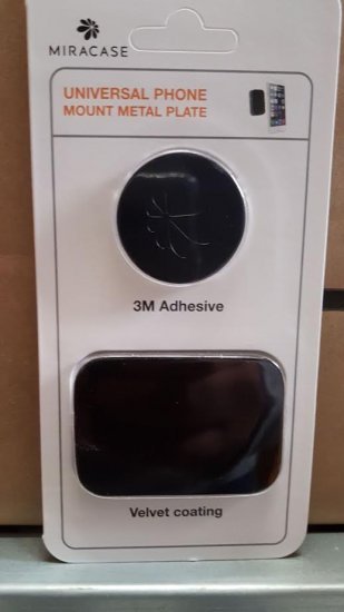 47699_b_1.jpg פלטה מטאלית אוניברסלית למתקן תליה ברכב Miracase M2P