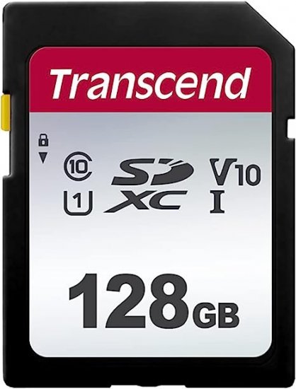 51405_b_1.jpg כרטיס זכרון Transcend 300S Secure-Digital SDXC UHS-I U1 TS128GSDC300S - נפח 128GB