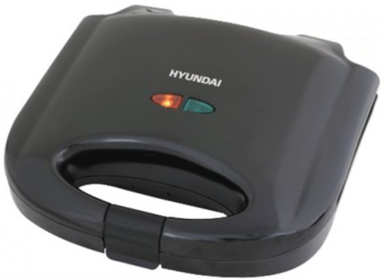 טוסטר לחיצה גריל 2 פרוסות Hyundai HYT-1608 צבע שחור