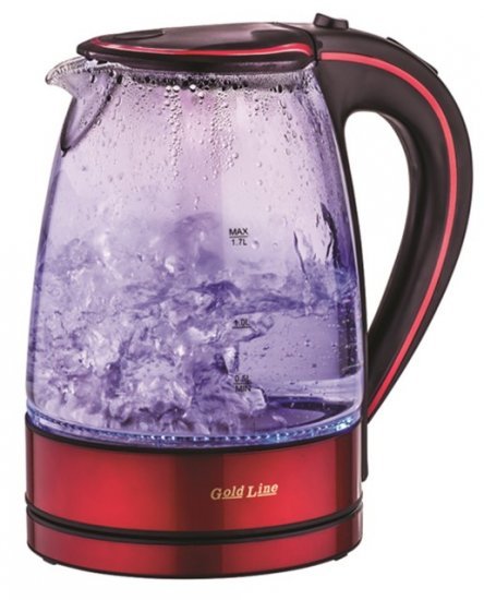קומקום חשמלי זכוכית 1.7 ליטר Gold Line ATL-742R
