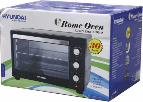 טוסטר אובן 30 ליטר Hyundai HATO-300B 1600W - צבע שחור