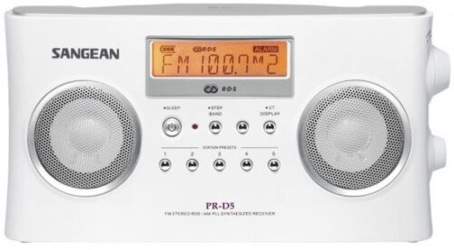 רדיו נייד / שולחני סטריאופוני SANGEAN PRD-5 - צבע לבן
