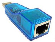 מתאם רשת Gold Touch מחיבור USB 1.1 לחיבור RJ45 10 / 100Mbps