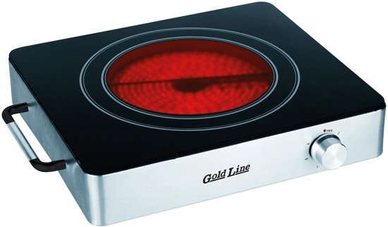 כירה חשמלית קרמית יחיד Gold Line ATL-801