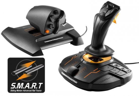 בקר טיסה ומצערת Thrustmaster T-16000M FCS