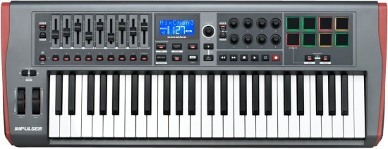 מקלדת שליטה מקצועית 61 מקשים Novation Impulse