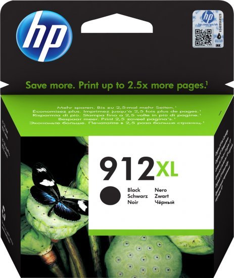 ראש דיו מקורי שחור HP 912XL 3YL84A