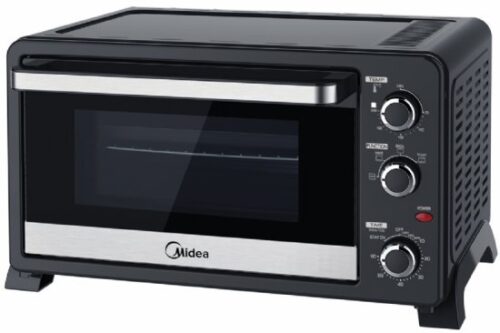 טוסטר אובן 25 ליטר דלת כפולה Midea MG25CHB 1500W - צבע שחור