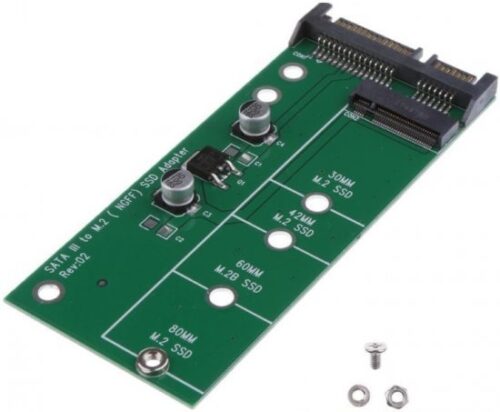 ממיר מתאם מחיבור SATA 3.0 לכרטיס Gold Touch - M2 SSD 7+5 Pin