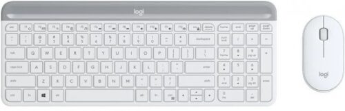 77202_b_1.jpg סט מקלדת ועכבר אלחוטיים Logitech MK470 Slim - צבע לבן