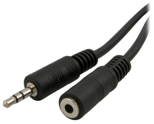 כבל מאריך סטריאו 3.5 מ''מ זכר לחיבור 3.5 מ''מ נקבה באורך 1.8 / 1.5 מטרים Gold Touch