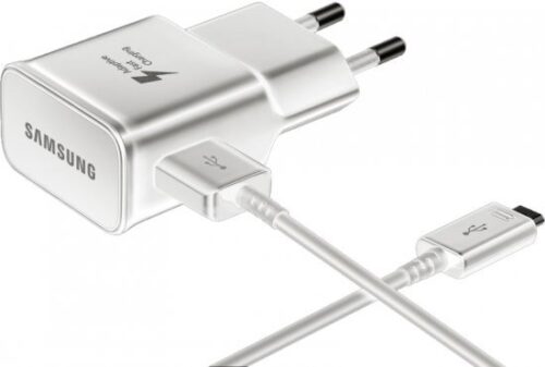 מטען קיר מהיר Samsung Super Fast Travel Charger 15W + כבל USB Type-C - צבע לבן